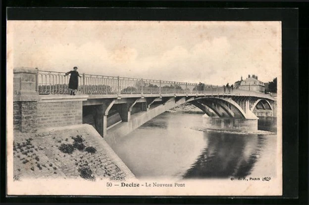 CPA Decize, Le Nouveau Pont