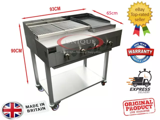 4 Burner Gas Charcoal Bbq Grill / Char-Grill Heavy Duty For Commercial Use