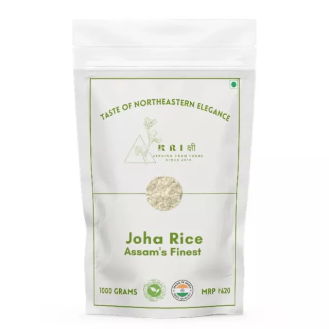 Krishi Premium Organic Forbidden Joha Rice [Pack of 1] No Added Colors