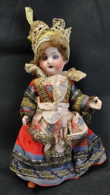 MIGNONETTE FRENCH TYPE Poupée Ancienne Porcelaine All Bisque Doll Mignonnette EUR 200,00 - FR