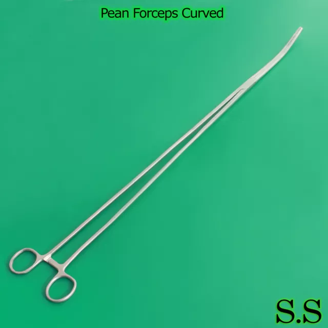 MEGA FORCEPS HEMOSTATS TOOL S.STEEL 24" LONG Curved 2