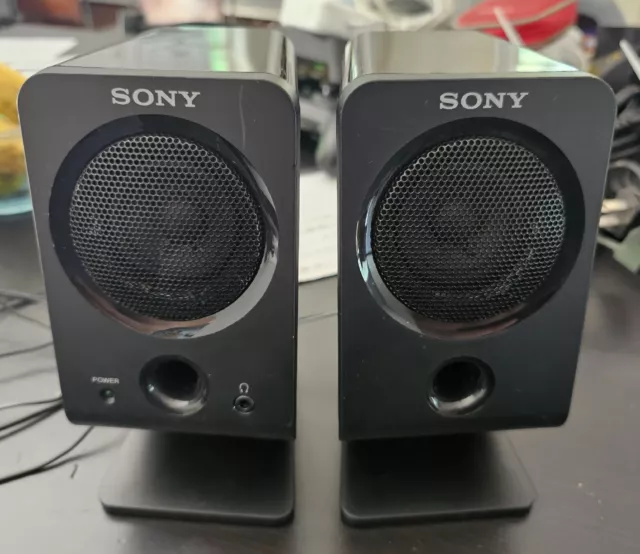 Sony SRS-A3 Active Speaker System Laptop Computer Speakers Tested Working