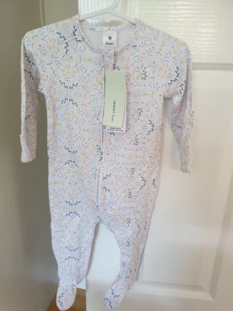 Target Baby Size 0 Long Sleeve Bodysuit Organic Cotton