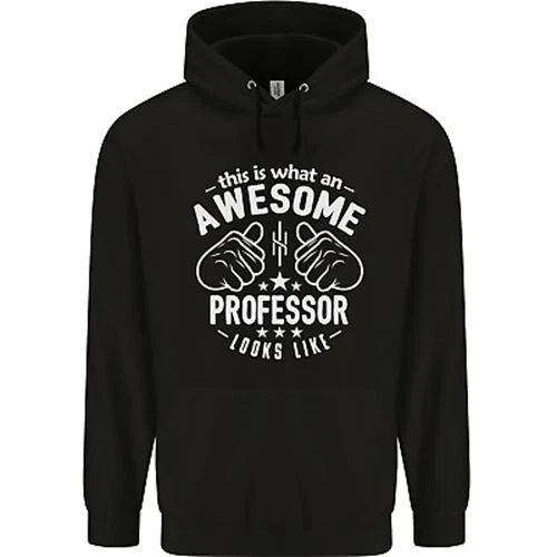 An Awesome Professor Looks Like Mens 80% Cotton Hoodie