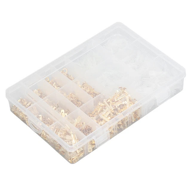 1000Pcs Wire Spade Connector Crimp Terminal Block Isolato 2 8 4 8 6 3 Millimetri