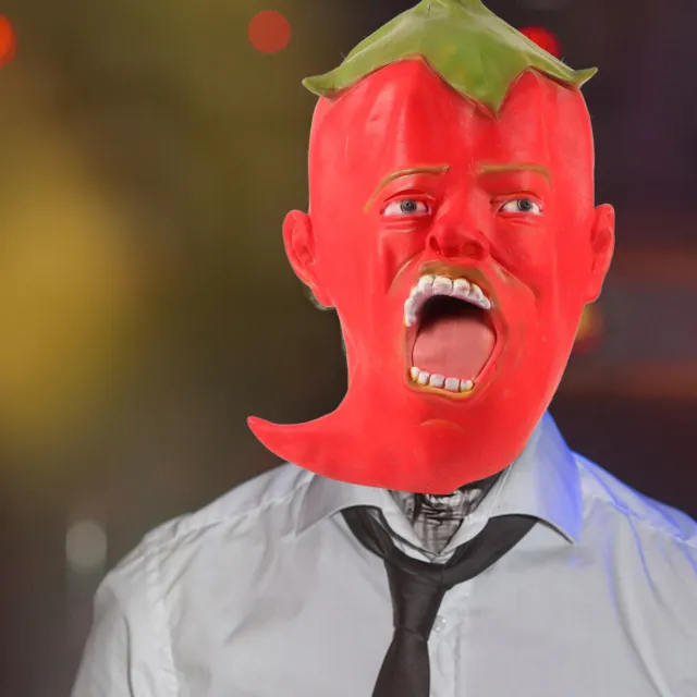 Scary Mask Halloween Pepper Dress Up Party Supplies Headgear