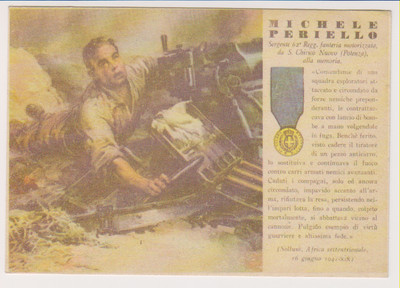 83 Cartolina Le Medaglie D'Oro di Questa Guerra Aldo Fiorini 
