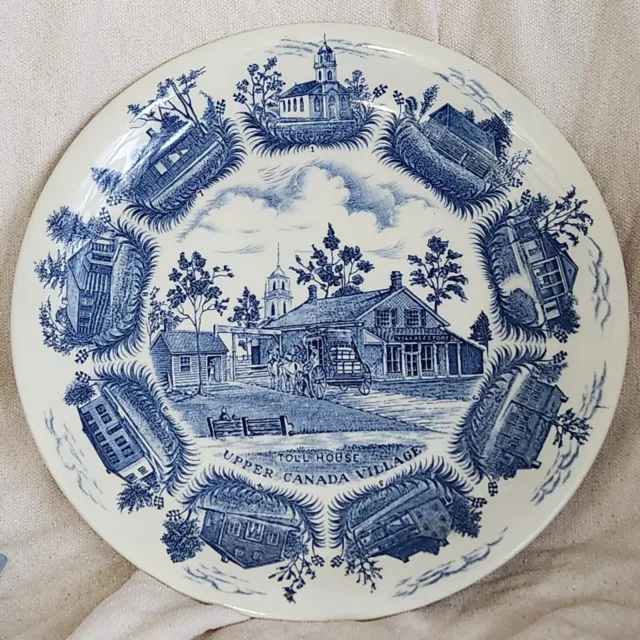 Wood Sons Upper Canada Village Collector Plate EUC