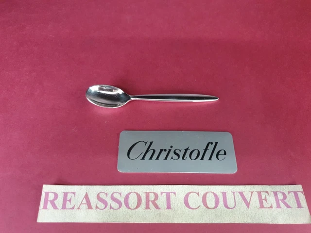 CHRISTOFLE Atlantide - 1 Cuillère A Moka 10 Cm - métal argenté. TBE New