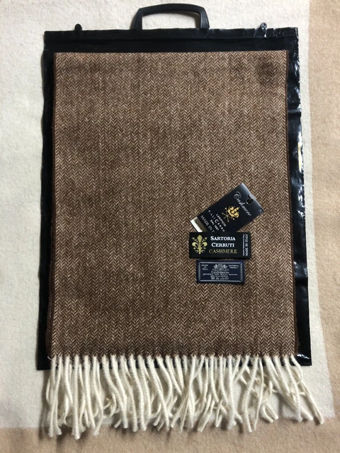 PORTOFINO sciarpa unisex beige 50% Cashmere 40% lana (180 x 70cm ) PRF14