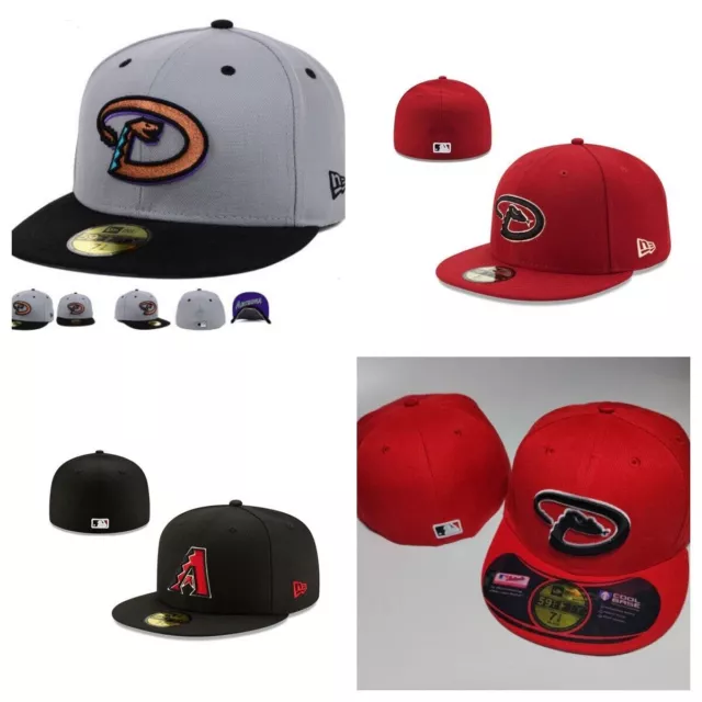 ARIZONA DIAMONDBACKS FITTED Hat 2024 New Series MLB Baseball Mens ...