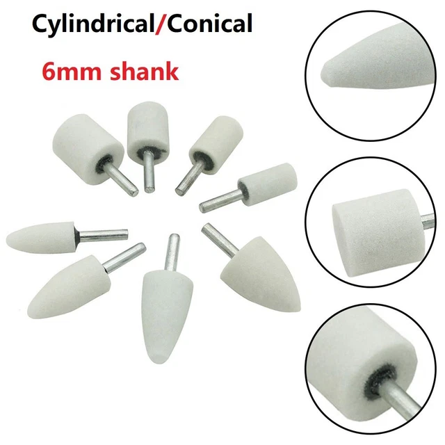 Mola A Tazza In Corindone Bianco 80# - 75x32x20mm Per Smerigliatrice - Foto 4