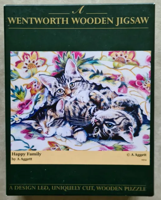 Wentworth Wooden Jigsaw Puzzle - 250 Pc approx - Happy Family, by A Aggett