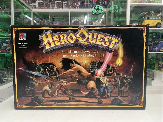 HEROQUEST gioco da tavolo MB del 1989 - COMPLETO al 100% OTTIMO Italiano TOP