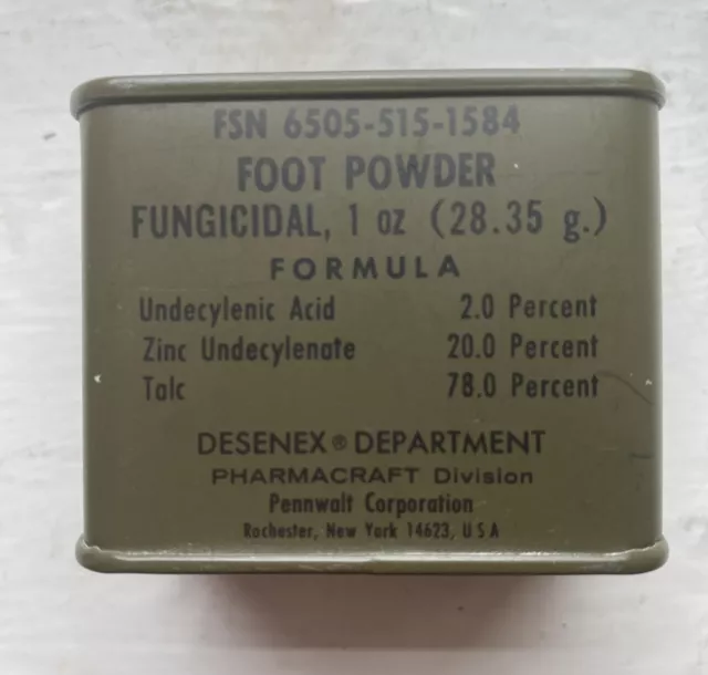 Vietnam War US Army USMC Soldier's Foot Powder Original