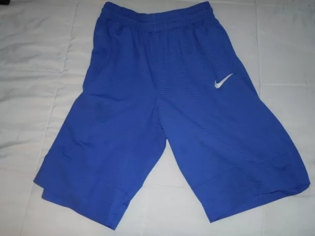 Nike Mens Shorts-Medium Adult-Blue With Side Pockets-Long