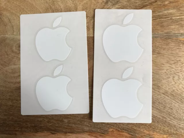 Apple stickers - 4 stickers of classic logo