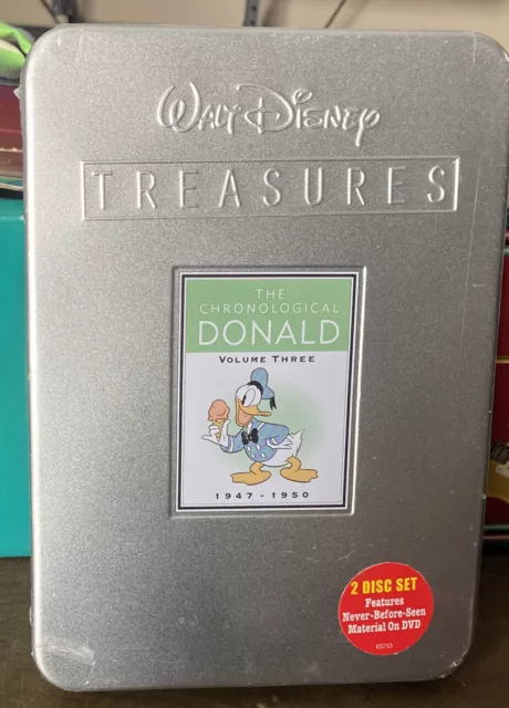 Walt Disney Treasures:  The Chronological Donald Vol 3  DVD Metal Tin Sealed NEW