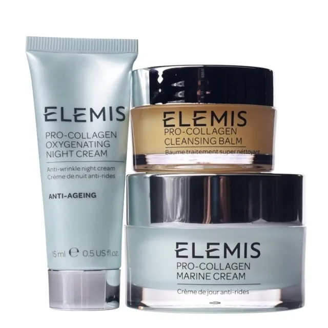 Elemis VIP kit: Elemis Pro-Collagen Oxygenating night cream, 15ml + Elemis Pro-C