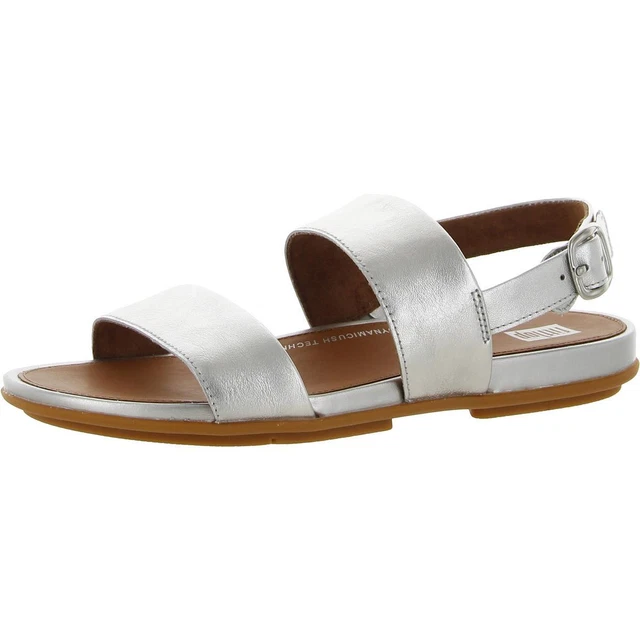 Fitflop Womens Gracie Buckle Leather Dressy Ankle Strap Shoes BHFO 2924