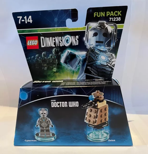 LEGO Dimensions Doctor Who 71238 minifigure Cyberman e Dalek non aperta