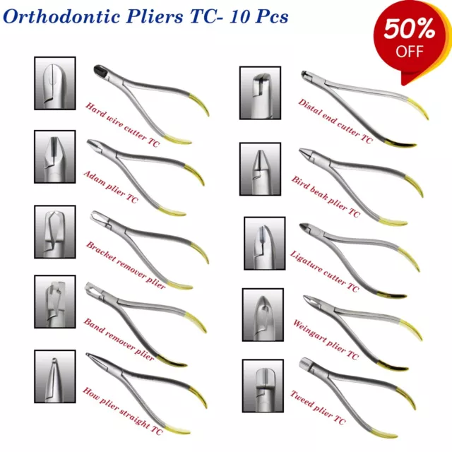 Orthodontie Retrait Braces Utilitaire Archwire Pliant Laboratoire Pince TC