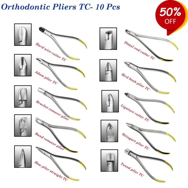 Ortodoncia Alambre Cortador Corte Tirantes Elimina Utilidad Arco Alicates Doblar