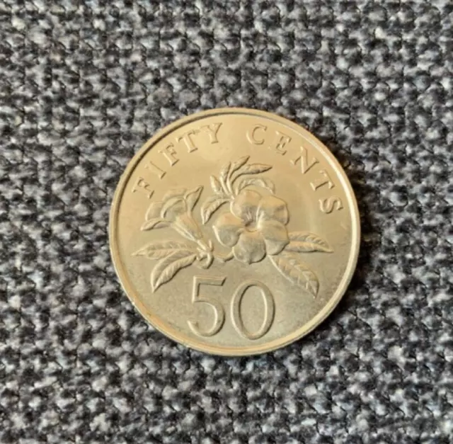 50 Cent 1987 Singapur (Fifty Cents) KM# 53.1 (A)