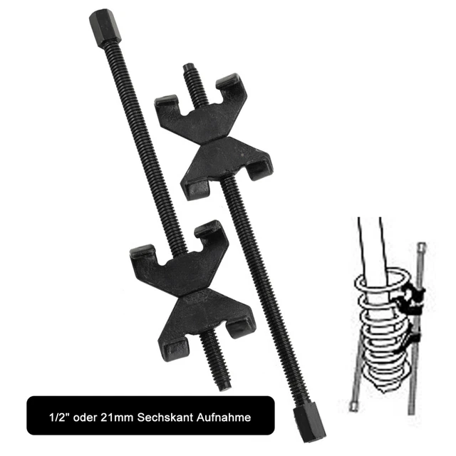 Tenditore a molla set 2 pezzi 380 mm abbassamento universale tenditore di montaggio professionale veicolo