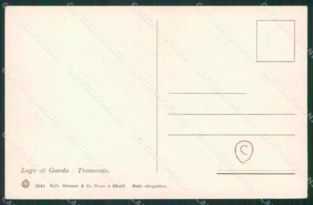 Brescia Lago di Garda Manerba Battello cartolina QK7154 2