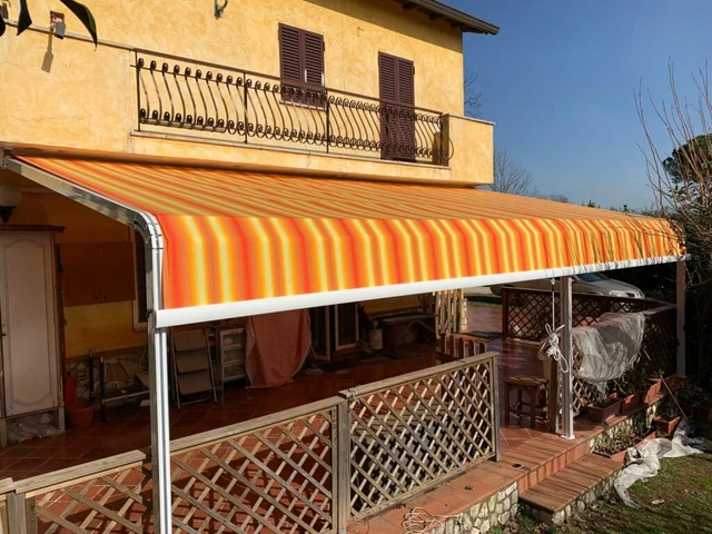 Tende Da Sole Per Balconi Tenda Da Sole 150x250 Cm Con Anelli