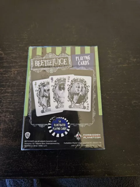 BEETLEJUICE MOVIE PLAYING Cards NEW SEALED £4.50 - PicClick UK
