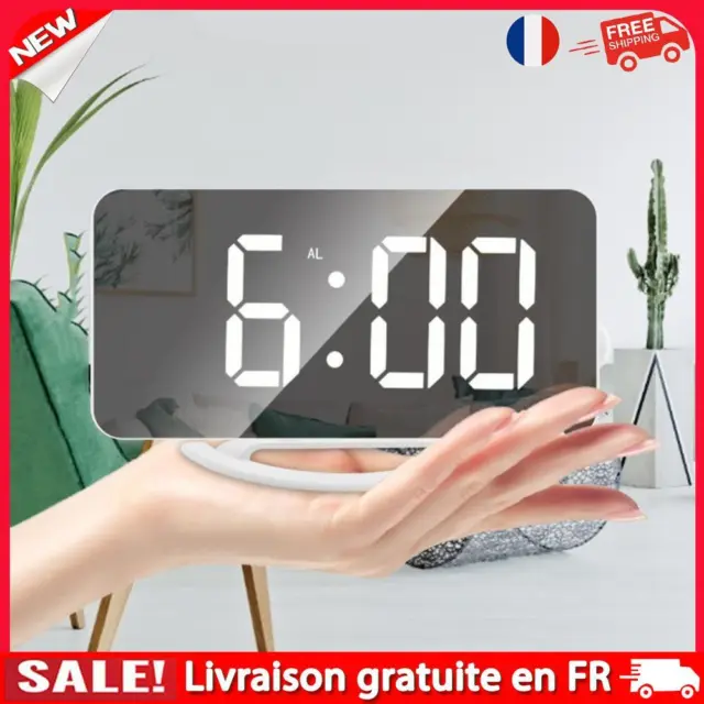 LED Screen Digital Clock Automatic Photosensitive Electronic Desktop Alarm Clock