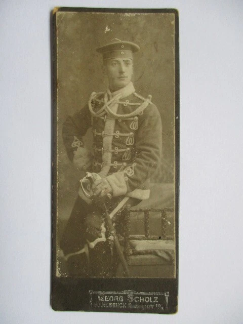 Deutscher Husar, CDV Georg Scholz Wandsbeck ca. 1900