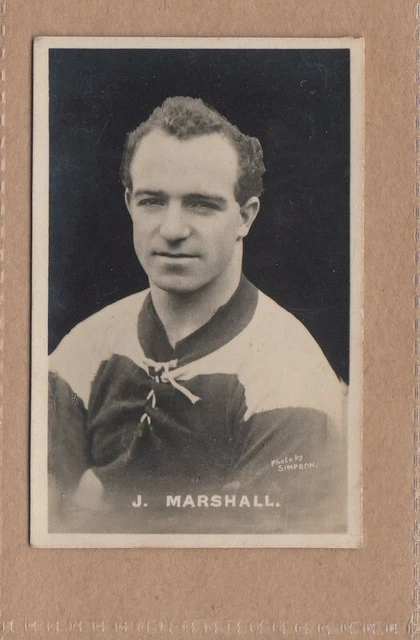1921-22 DC Thomson berühmte britische Fußballer - Jock Marshall, Middlesbrough