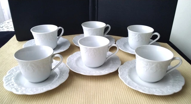 Service à Thé / Café En Porcelaine De Limoges , Art Nouveau