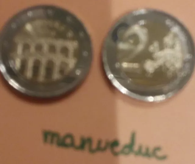 manueduc   ESPAÑA   2016  2 EUROS ACUEDUCTO DE SEGOVIA   UNC