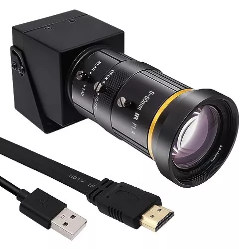 Svpro HDMI Kamera 4K USB Kamera HD Streaming Webcam mit 5-50mm Telephoto Zoom Ma