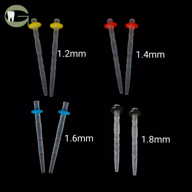 Dental Fiber Post Quartz Screw Glass Root Canal Posts Restorative1.2 1.4 1.6 1.8