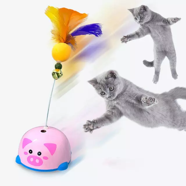 Chat plume baguette jouet mouvement automatique chat jouets receveur