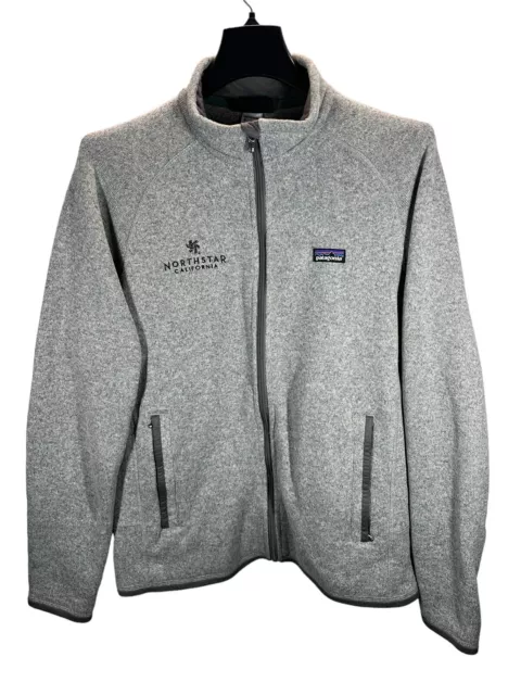 Patagonia Better Sweater Full-Zip Jacket Stonewash Gray Fleece Men's M *LOGO*