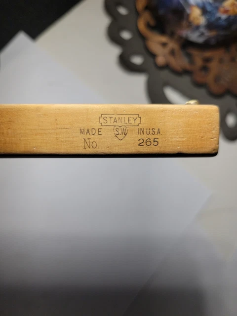 Vintage Stanley Sweetheart No.265 Mortise Marking Gauge Scribe Pin &Brass Screw