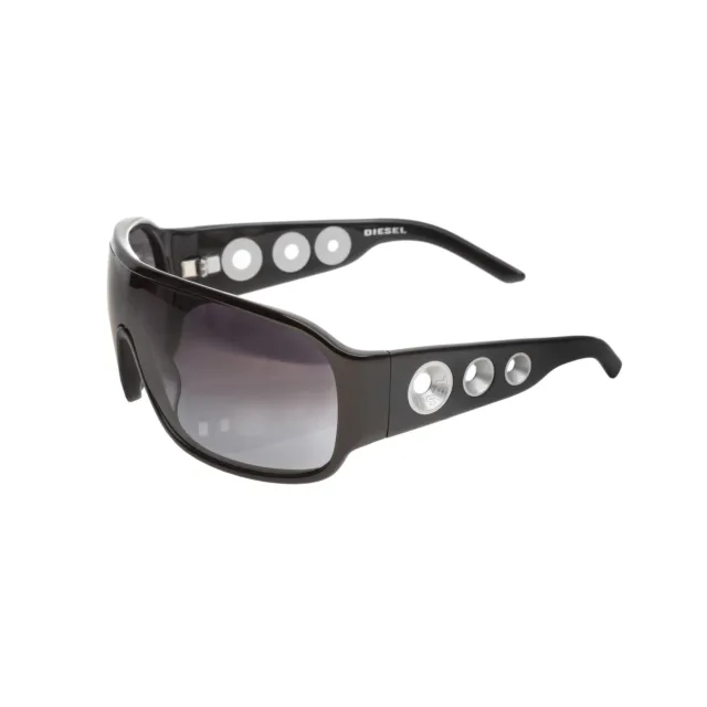 Lunettes de soleil Diesel '00s masque noir NEUVE ORIGINAL