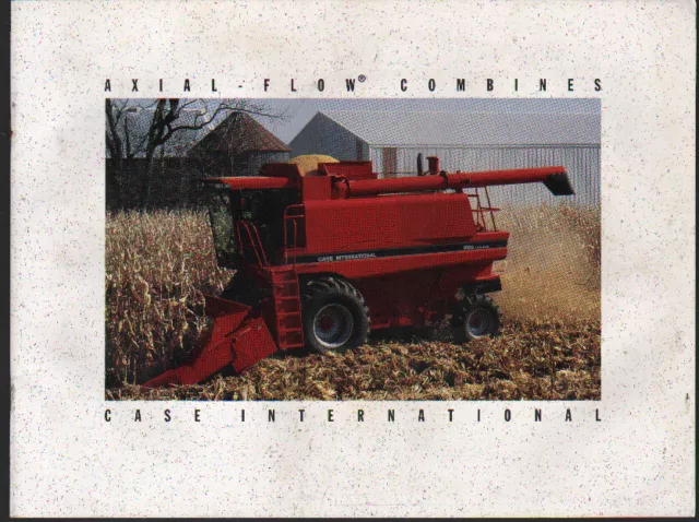 1993 CASE INTERNATIONAL"1600 Series" Axial-Flow Combine Brochure