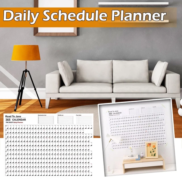 2023 CALENDAR SIMPLE Daily Schedule Planner Sheet DIY Planner Hangi £4. ...