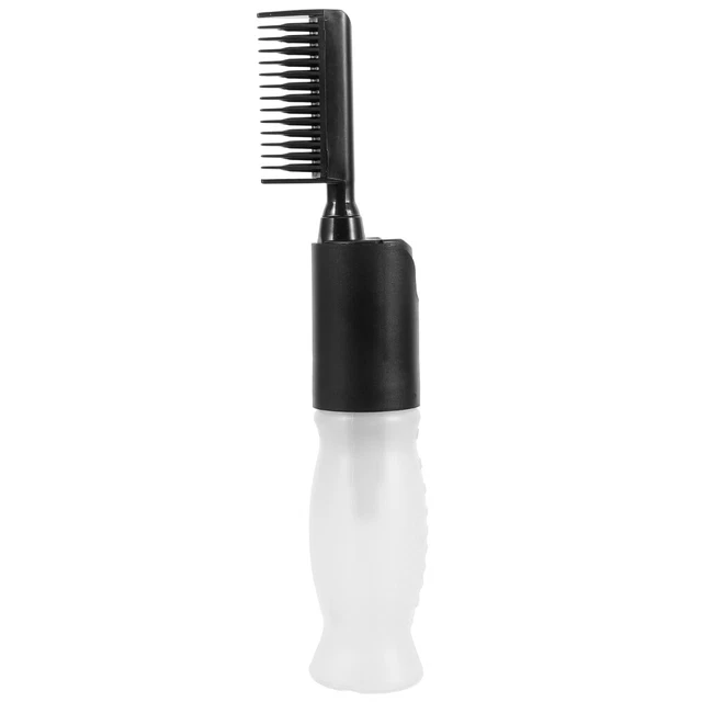 HAIR DYE BOTTLE Plastic Comb Applicator Oiling Bottles Brush £5.39