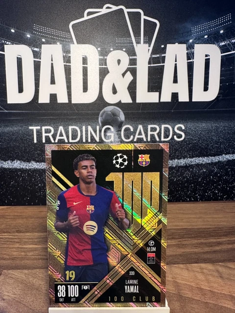 MATCH ATTAX EXTRA 24/25 - Lamine Yamal 100 Club #339 - FC Barcelona! £5