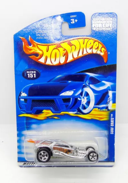 6222 Hot Wheels Card Us / 2000 Collector 151 / Surf Crate