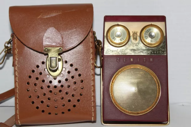 Vintage Zenith Royal 500 for parts Vintage Zenith Royal 500 for parts