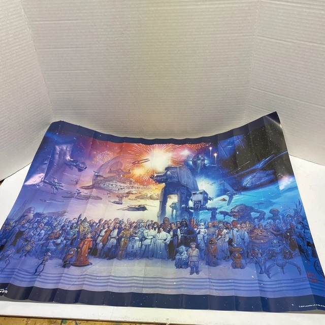 STAR WARS GALAXY TRENDS 18x24 WALL POSTER TSUNEO SANDA 2010 PRINT